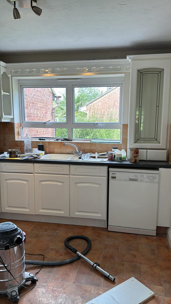 kitchen unit refurbishment