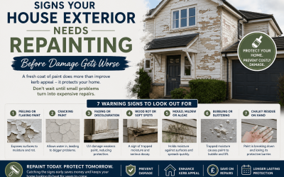 Signs Your House Exterior Needs Repainting Before Damage Gets Worse