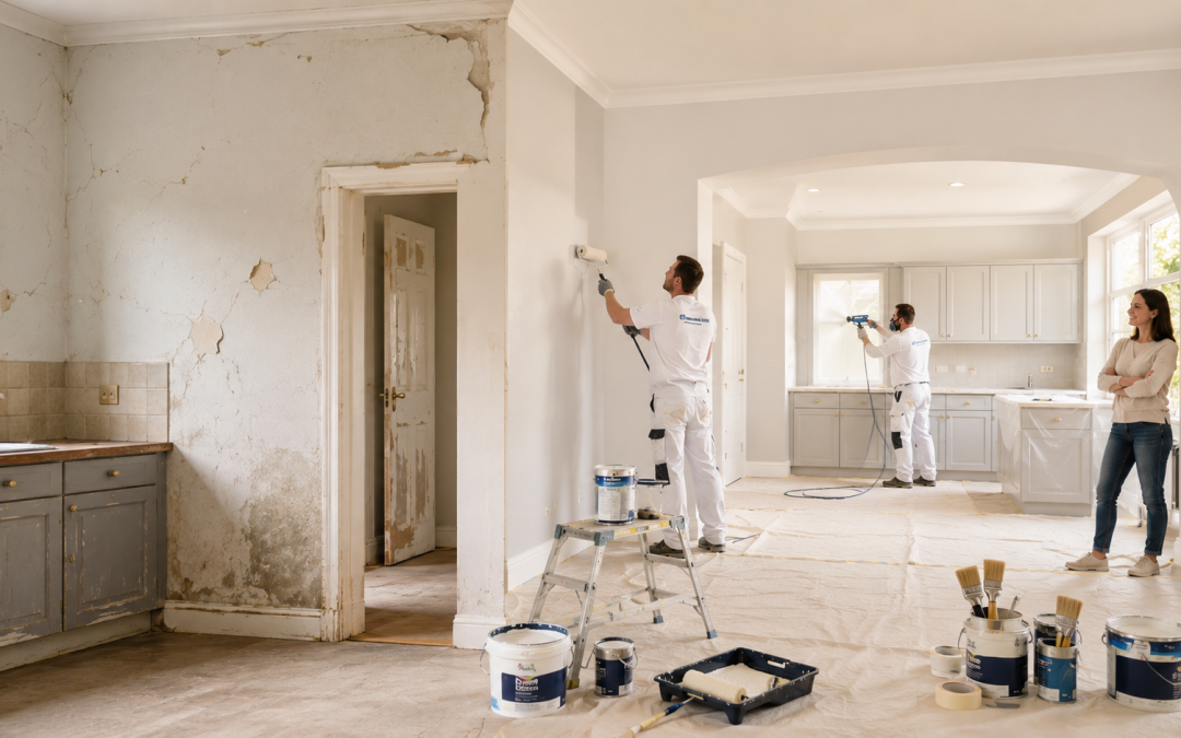 10 Signs Your Home Needs a Professional Painter and Decorator in Milton Keynes